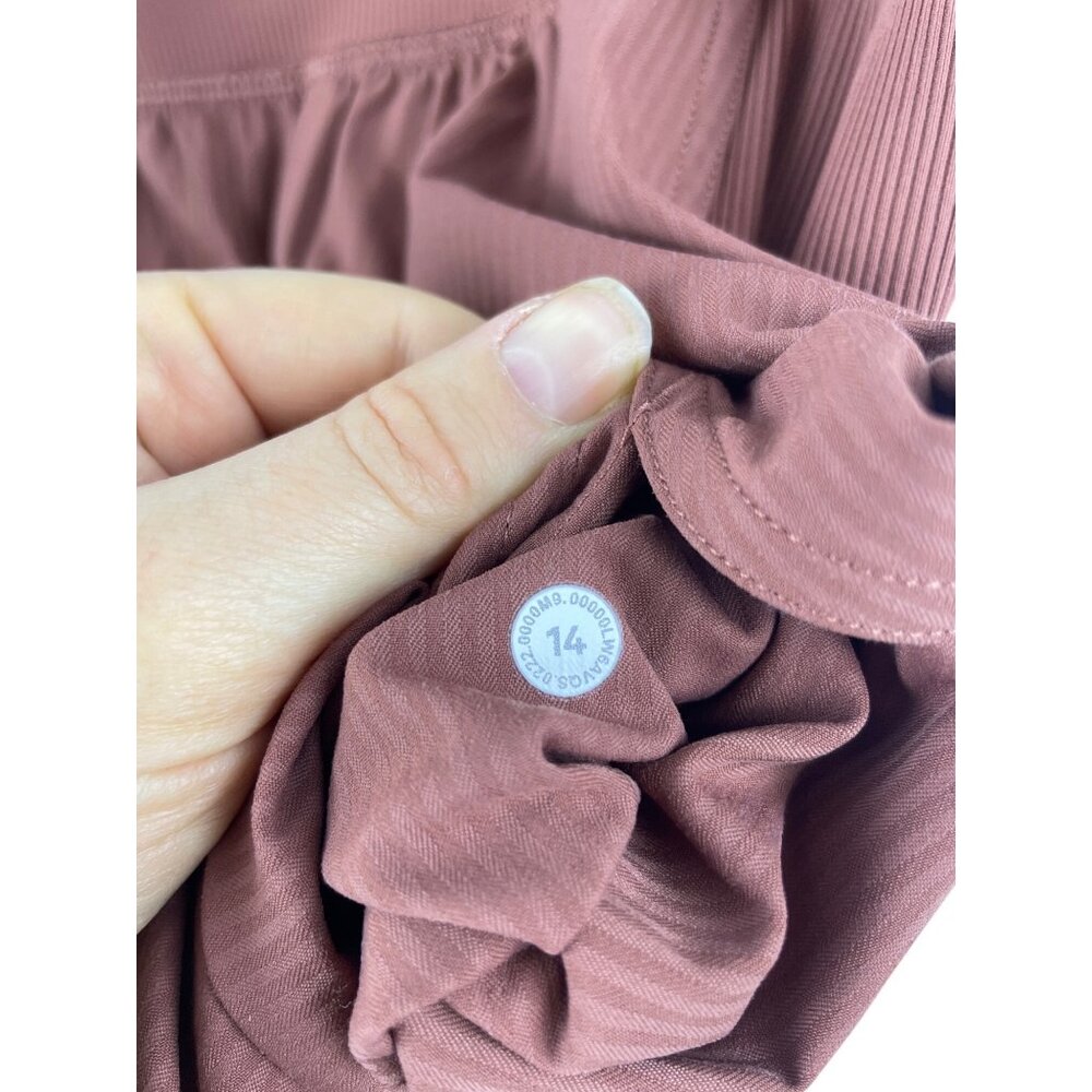 Lululemon Women's 14 Dance Studio Crop Pant Brown Athleisure Yoga - Picture 7 of 7